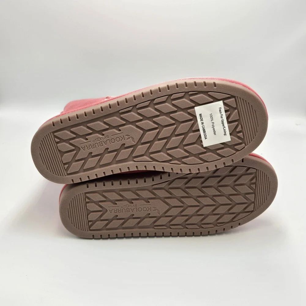 KOOLABURRA BY UGG‎ JUNIOR  GIRLS SIZE 5 PINK MICHON SHORT SUEDE  WINTER BOOTS